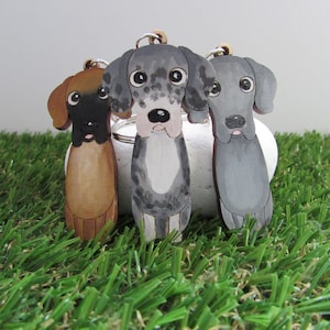 Great Dane Wooden Keyring