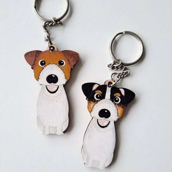 Leather Jack Russell Ring Etsy