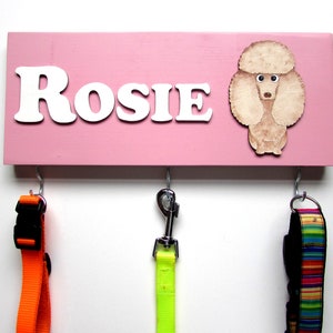 Personalised Poodle Lead Holder, Leash Holder, New Home Gift, Spring Decor, Dog Owner Gift image 4