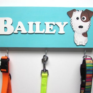 Personalised Jack-a-Poo Lead Holder, Leash Holder, New Home Gift, Spring Decor, Dog Owner Gift