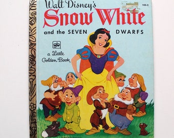 Snow White and the Seven Dwarfs A Little Golden Book 1979