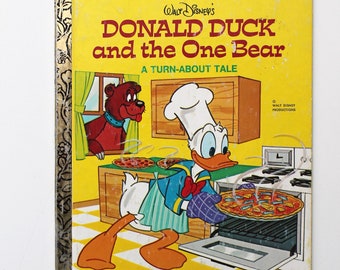 Donald Duck and the One Bear A Little Golden Book 1978