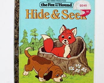The Fox and the Hound Hide & Seek A Little Golden Book 1981