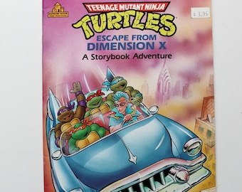 Teenage Mutant Ninja Turtles Escape From Dimension X Storybook Adventure 1991