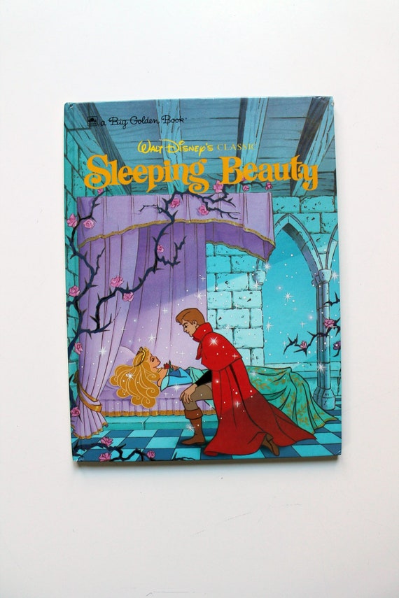 Walt Disneys Sleeping Beauty Big Golden Book 1991 Etsy 