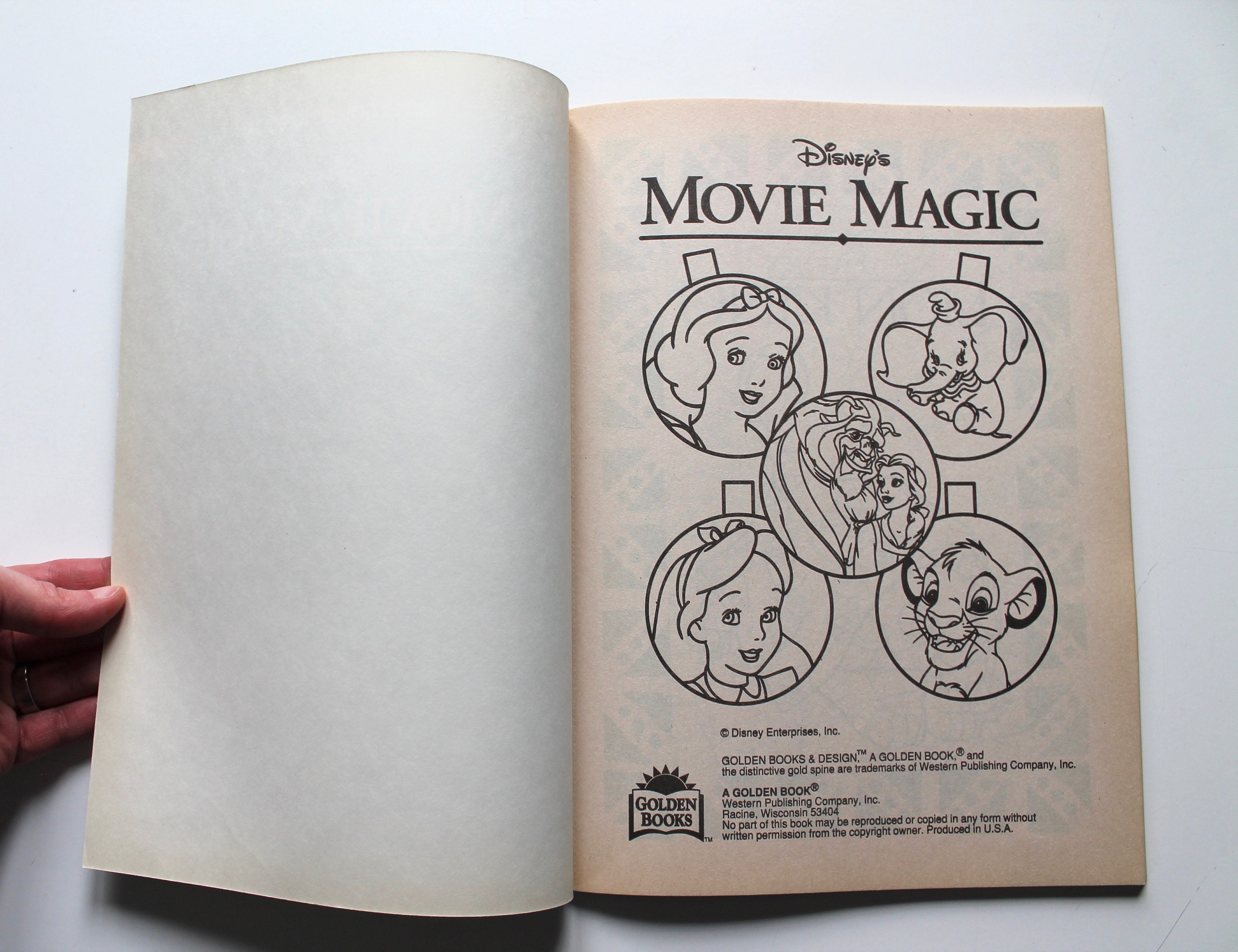 Disney Movie Magic Coloring Book
