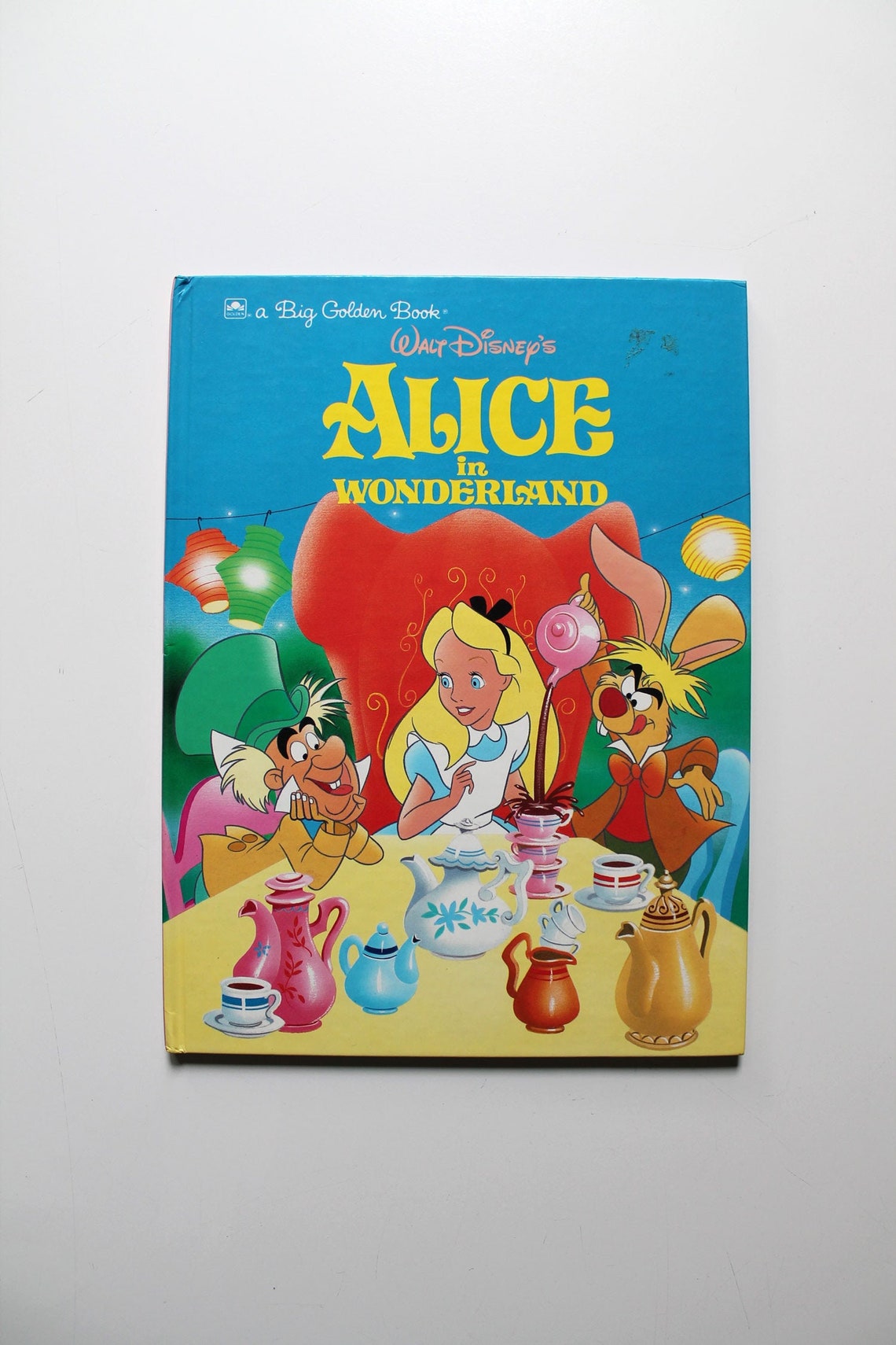 Walt Disney's Alice In Wonderland Big Golden Book 1991 Etsy Walt Disney's Alice In Wonderland Big Golden Book 1991 Etsy
