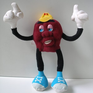 California Raisin with Yellow Hat Poseable Bendable 1988