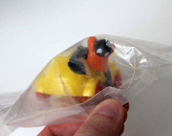 Looney Tunes Daffy Duck in Yellow Car SEALED 1989