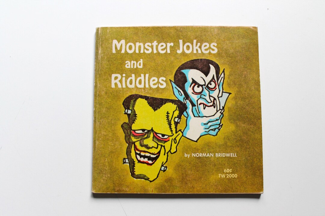 Monster Jokes and Riddles by Norman Bridwell 1972 Etsy