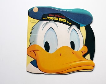 The Donald Duck Book A Golden Shape Book 1981
