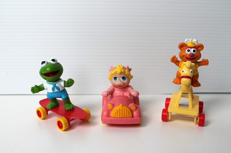 Lot Of 3 Muppet Babies Happy Meal Toys 1986 Etsy