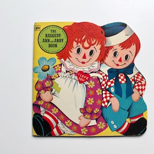 Raggedy Ann and Andy Golden Shape Book 1976