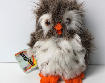 Owl Heartline Snuggables Plush 1984 SUPER RARE