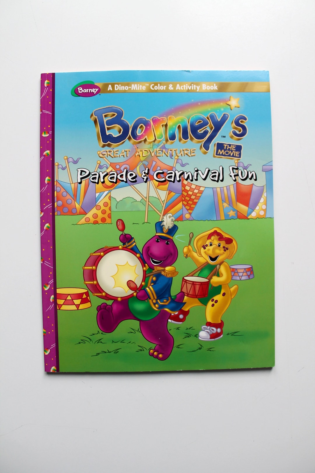 Barneys Great Adventure Coloring and Activity Book 1998 - Etsy