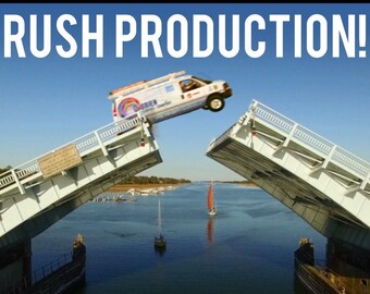 Rush Production of Customized License Plate Signs (add-on to custom orders)