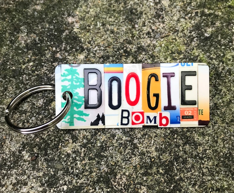 Fortnite Boogie Bomb Plate Keychain Key Ring Bag Tag Gift For Etsy - image 0