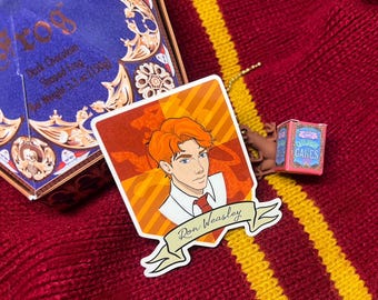 Pegatina del escudo de Gryffindor de Ron Weasley
