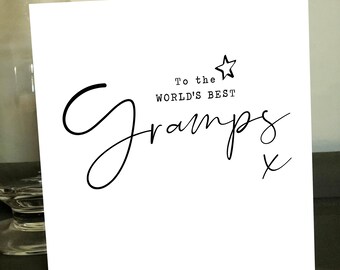 gramps fathers day card