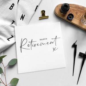 RETIREMENT card