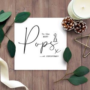 POPS Weihnachtskarte