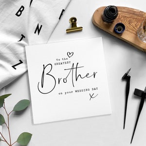 BRUDER Hochzeitskarte