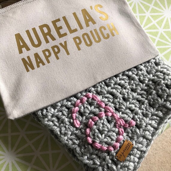 personalised car seat blanket