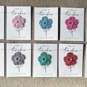 LEHRER Häkelblume Geschenk - Lehrer Geschenk