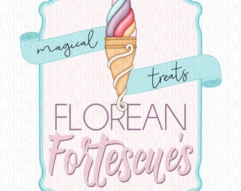 Florean's Ice Cream Shop | Wizard Witch Magic Desserts | Ready to Press Sublimation Transfer | TV Movies HP T-Shirt Making Supplies