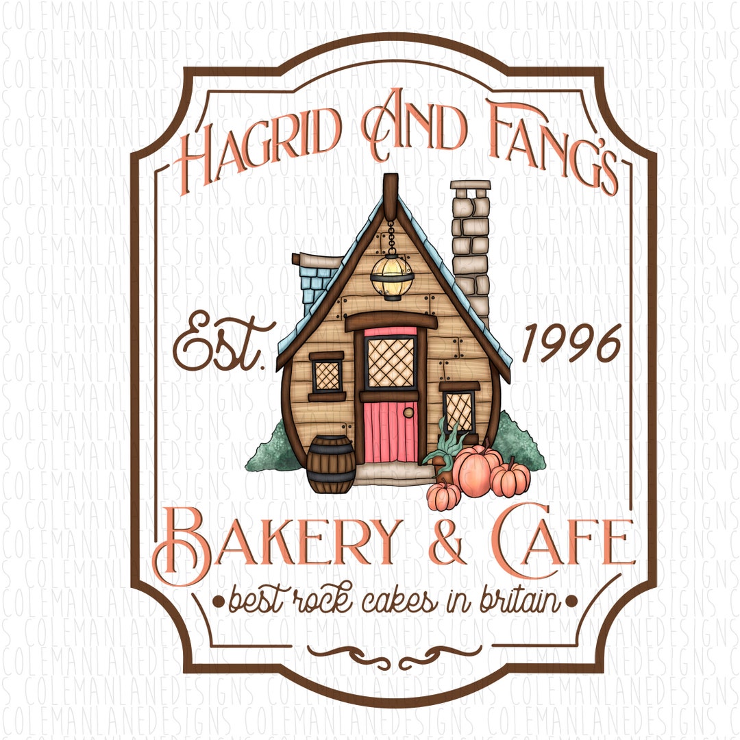 Keeper of Keys Bakery & Cafe Wizard Witch Magic School Ready to Press Sublimation Transfer TV