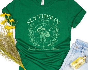 YOUTH Wizarding Legacy Green House Mascot | Unisex Graphic T-Shirt | Made To Order