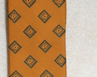 vintage 70s commodore TREVIRA dralon Bayer tie