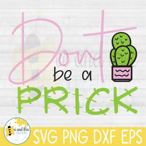 Wees geen lul--svg-, png-, dxf- en EPS-bestanden / planten, cactus, bloempotten