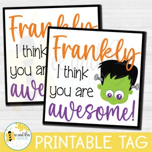 Halloween Gift tag -PNG file - Halloween, Favors, Printable, Gifts