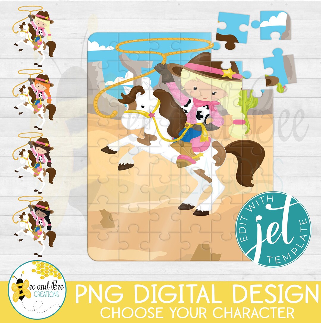 Western Puzzle - Custom Puzzle PNG File - Personalized Puzzle ...