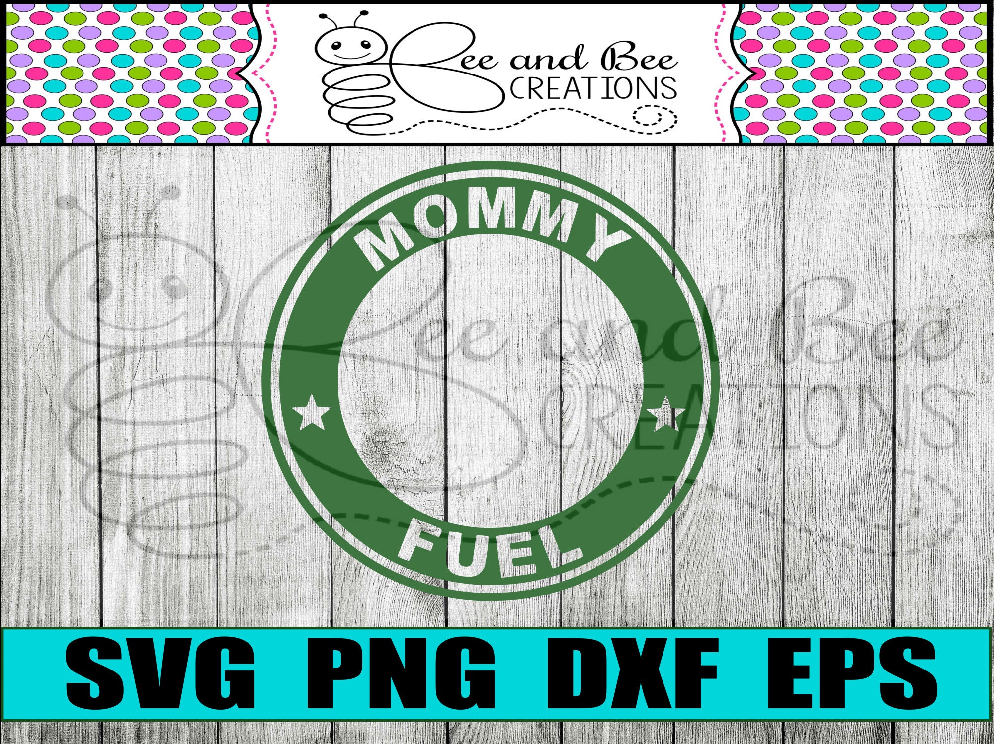Download DIGITAL FILE : Starbucks Mommy Fuel ring svg png dxf and | Etsy