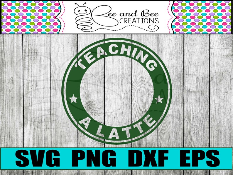 Download Teacher Bundle Starbucks Ring svg png dxf and eps files | Etsy