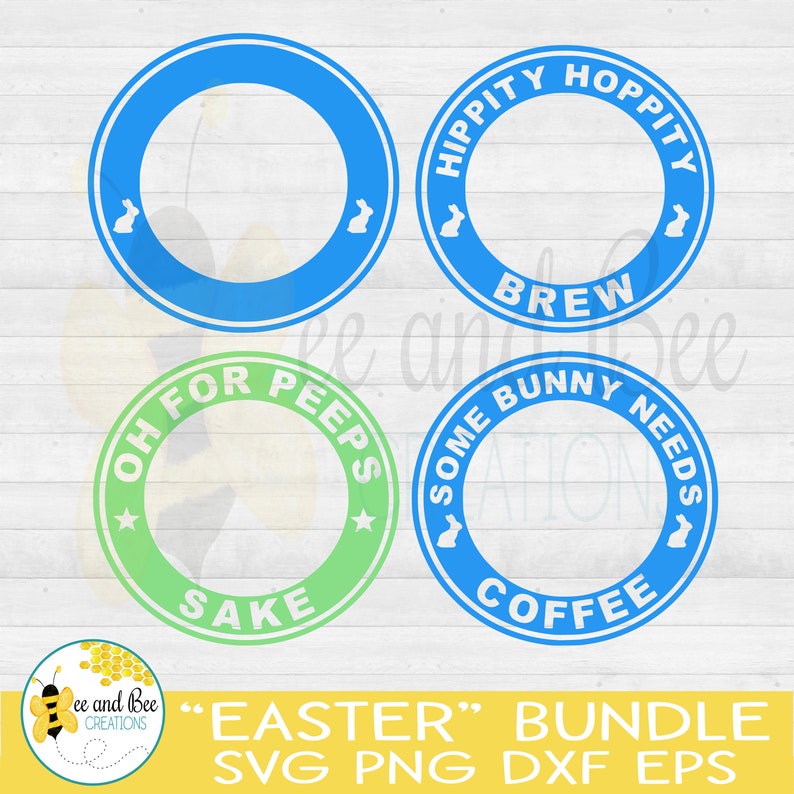 Instant Download: EASTER Starbucks Ring Bundle image 1