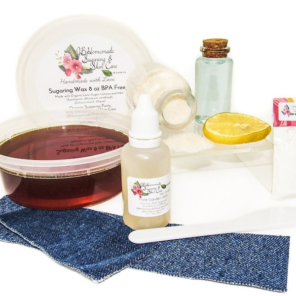 Sugaring wax natural hair removal - soft, Body Sugaring, sugar wax, sugar hair removal, 8 oz tub