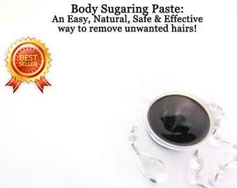 Sugaring paste natural hair removal - thicker hair, Body Sugaring, sugaring wax, sugar paste, sugar hair removal, natural sugaring 2 oz