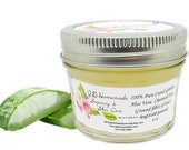 100 Pure Aloe Vera, Chemical Free Aloe, Aloe Vera Gel, Natural Aloe Vera, Natural Skin Care, Soothing Aloe, Natural Skin Toner, 4 Oz Mason