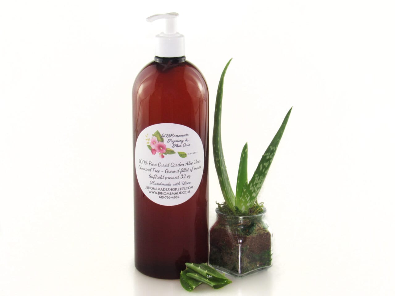 Handmade Pure Aloe Vera Elixir: Natural Skincare Toner (2 Oz - 32 Oz  Available in Bottles or Mason Jars) - Etsy