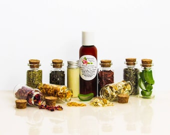 Romance and Luxury Natural Face Wash with Lavender, Rose, Chamomile, Calendula - Soothing - Skin conditioning