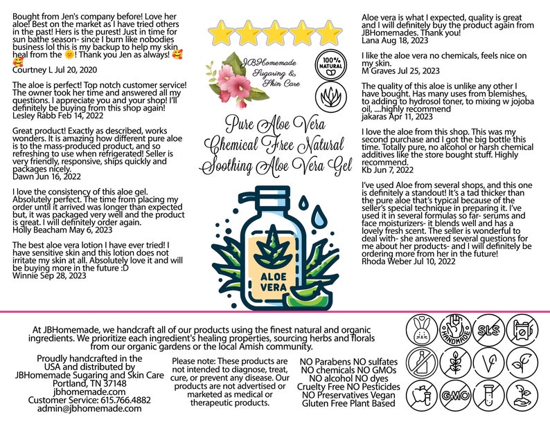 Discover the magic of our Pure Aloe Vera Gel! Customers rave about its soothing properties and natural goodness. Read their 5-star reviews and experience the benefits yourself. 🌿🌟