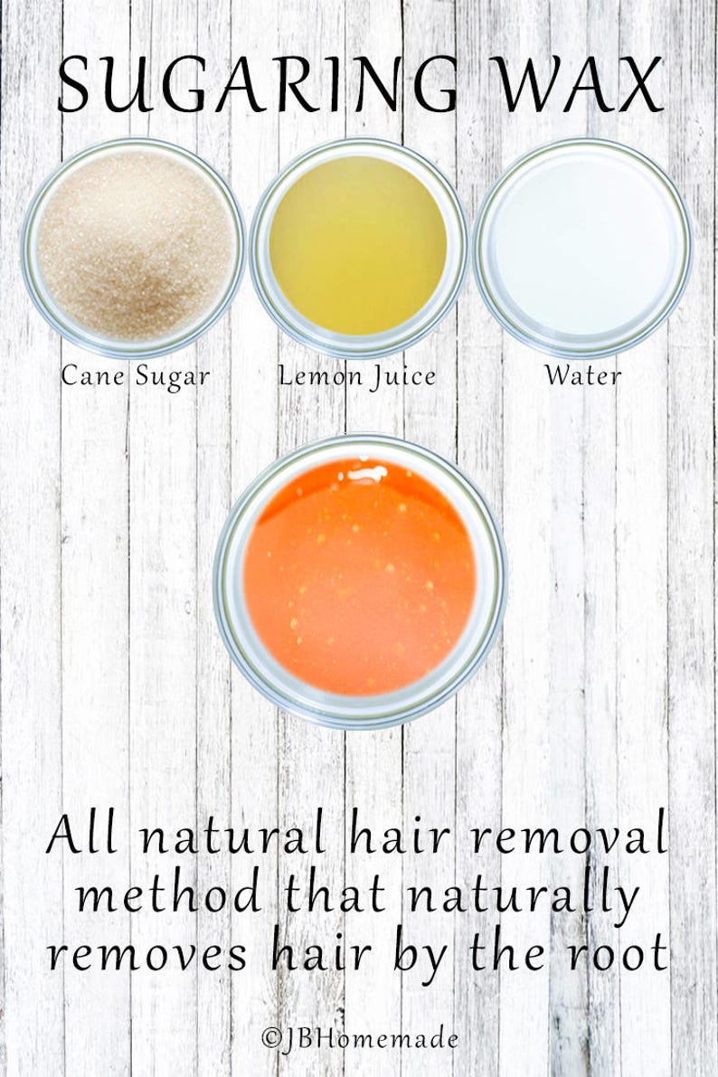 Sugaring Wax natural hair removal thinner hair Body Etsy
