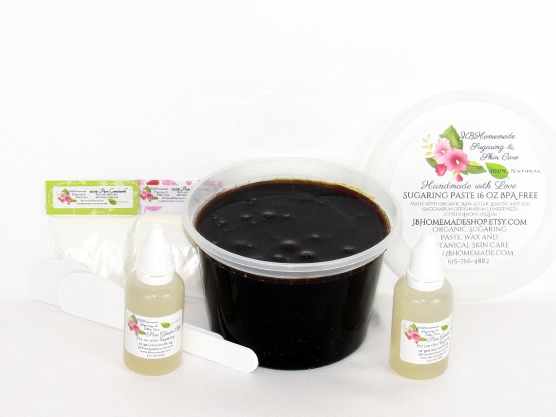 Sugaring paste natural hair removal thicker hair Body Etsy