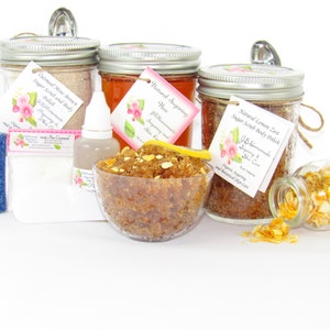 Sugaring Hair Removal Kit: Oatmeal Scrub, Lemon Zest Scrub, Aloe Vera