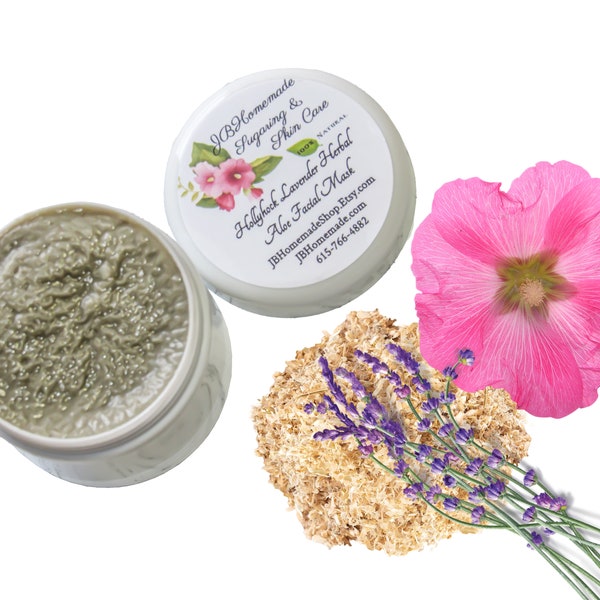 Lavender & Aloe Facial Mask | Natural Clay Mask for Radiant Skin | Handcrafted with Garden-Fresh Ingredients