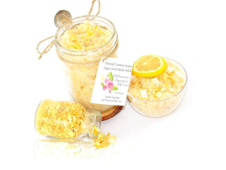 Sugaring Hair Removal Set Oatmeal Scrub Coconut Lemon Sugar Etsy