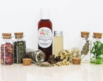 Tonico botanico per pelle secca: lavanda, rosa, melissa, camomilla (2 oz)